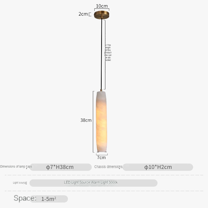 Suspension design nordique haut de gamme post-moderne