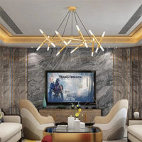 Lustre postmoderne Art créatif avec éclairage LED nordique rétro pour la cuisine, le salon et les restaurants | Marco Lucetti