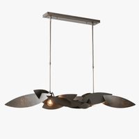 Lustre postmoderne de luxe LED salon éclairage créatif or foncé - Luminaire rectangulaire suspendu - Collection Prestige | Marco Lucetti