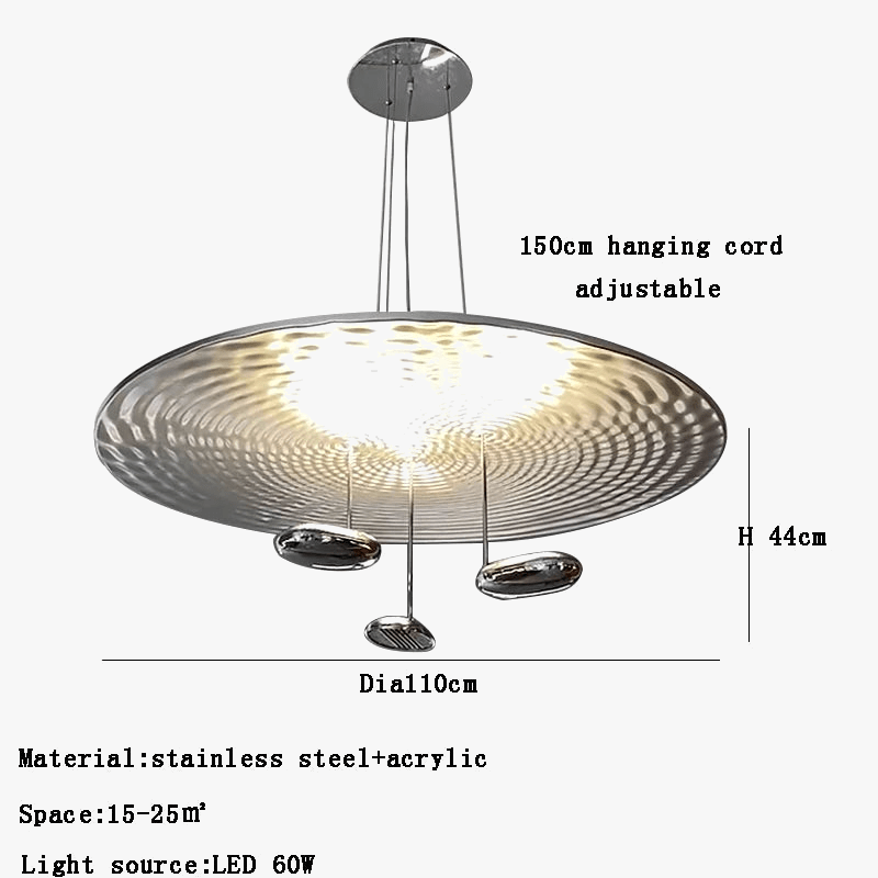 Lustre postmoderne italien en goutte LED créative - Élégance Italiene. | Marco Lucetti