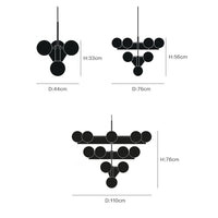 Lustre pyramidale doré Ariana | Marco Lucetti