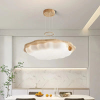 Lustre Qiyimei en bois avec lampes suspendues décoratives en gradation | Marco Lucetti