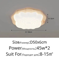 Lustre Qiyimei en bois avec lampes suspendues décoratives en gradation | Marco Lucetti B Rond 45W / Luminosité variable