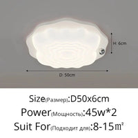 Lustre Qiyimei en bois avec lampes suspendues décoratives en gradation | Marco Lucetti Blanc Rond 45W / Luminosité variable