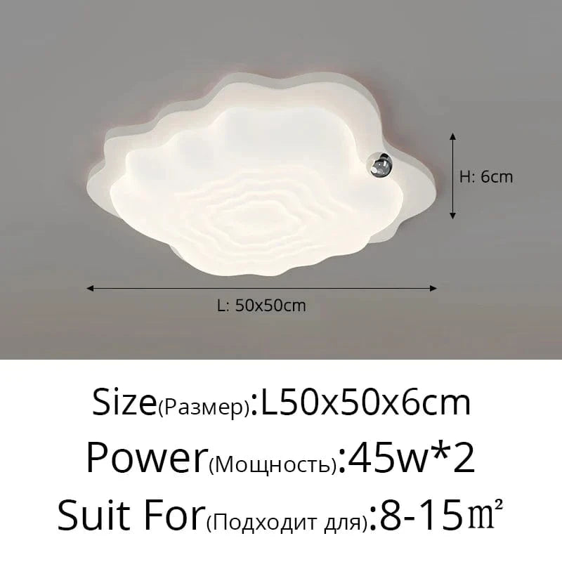 Lustre Qiyimei en bois avec lampes suspendues décoratives en gradation | Marco Lucetti Carré Blanc 45W / Luminosité variable