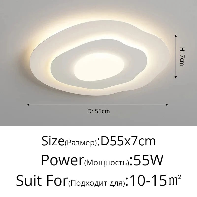 Lustre Qiyimei Triangle : Luminaires d'Éclairage Intérieur | Marco Lucetti A Blanc 55cm / Blanc chaud, pas de télécommande