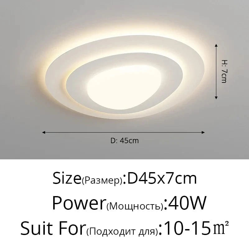 Lustre Qiyimei Triangle : Luminaires d'Éclairage Intérieur | Marco Lucetti B 45 cm 45 cm / Blanc chaud, pas de télécommande