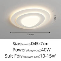 Lustre Qiyimei Triangle : Luminaires d'Éclairage Intérieur | Marco Lucetti B 45 cm 45 cm / Blanc chaud, pas de télécommande