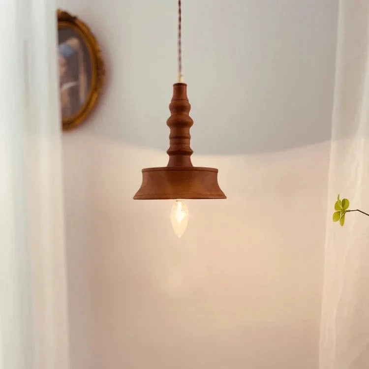 Lustre rétro Bois Art Lumineux - Idéal pour Bar & Restaurant | Marco Lucetti