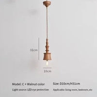 Lustre rétro Bois Art Lumineux - Idéal pour Bar & Restaurant | Marco Lucetti C / Pas d&#39;ampoule
