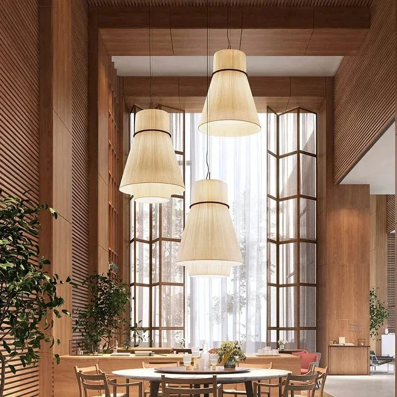 Lustre Rétro Créatif pour Hôtel et Restaurant Japonais - Élégance Traditionnelle | Marco Lucetti