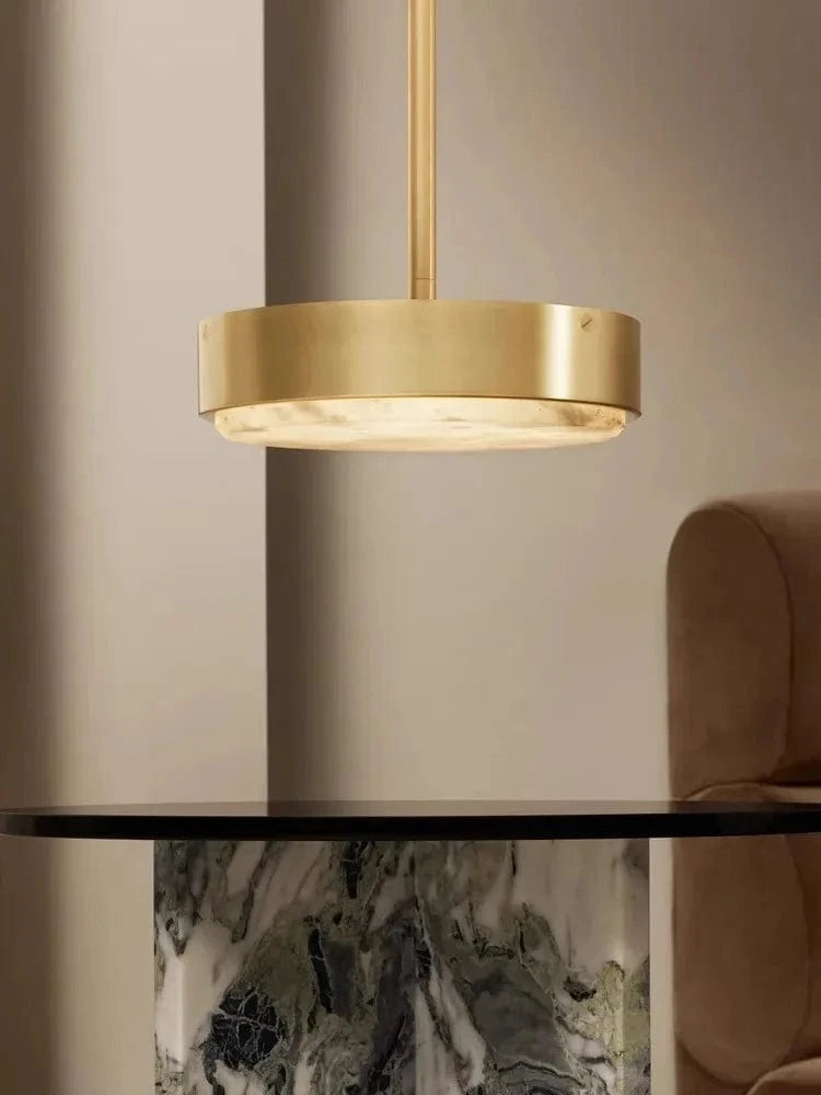 Lustre rétro de luxe en marbre noir | Marco Lucetti