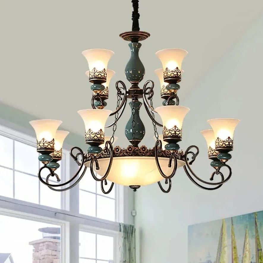 Lustre rétro européen en céramique - Collection 2024 | Marco Lucetti