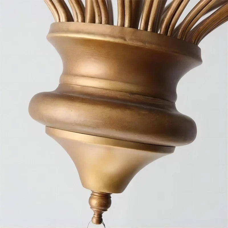 Lustre rétro français en cristal, style vintage, pour villa de luxe | Marco Lucetti