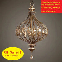 Lustre rétro français en cristal, style vintage, pour villa de luxe | Marco Lucetti