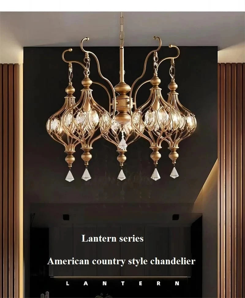 Lustre rétro français en cristal style vintage pour villa de luxe | Marco Lucetti Style supplémentaire