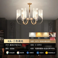 Lustre Rétro Français Moderne et Minimaliste pour Salle d'Art Créative - Édition Exclusive | Marco Lucetti 6Têtes