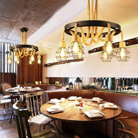 Lustre rétro industriel en corde de chanvre | Marco Lucetti