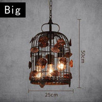 Lustre rétro LED "Birdcage" en métal | Marco Lucetti B