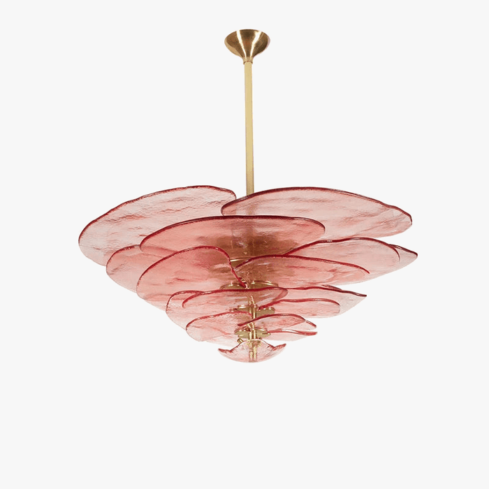 Lustre rétro led de luxe en verre coloré | Marco Lucetti