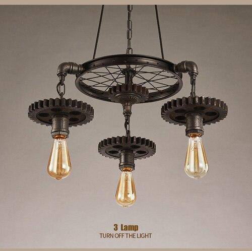 Lustre rétro LED "Édition Industrielle" | Marco Lucetti 3 lampes