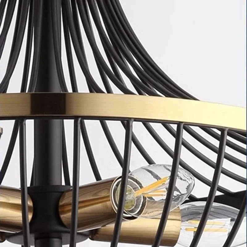 Lustre Rétro LED en Fer pour une Décoration Américaine Élégante | Marco Lucetti