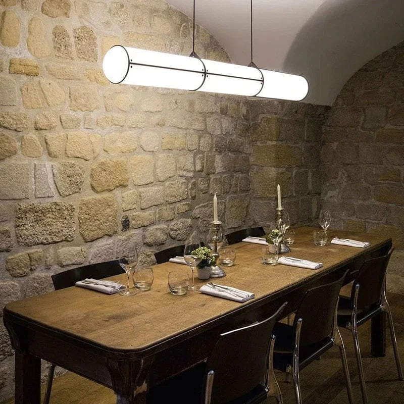Lustre rétro minimaliste design italien - Lampes suspendues en acrylique | Marco Lucetti