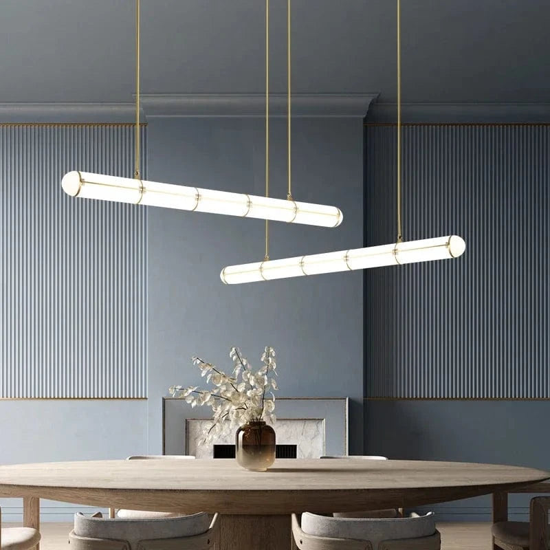 Lustre rétro minimaliste design italien - Lampes suspendues en acrylique | Marco Lucetti