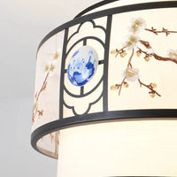 Lustre rétro rond pour restaurant chinois : Lampe suspendue créative de la nouvelle collection orientale | Marco Lucetti