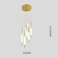 Lustre Ritta - Élégance Lumineuse | Marco Lucetti D50 x H150 cm