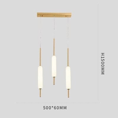 Lustre Ritta - Élégance Lumineuse | Marco Lucetti L50 x W6 x H150 cm