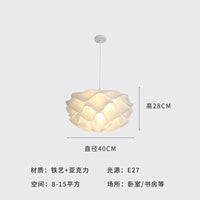 Lustre romantique nordique pour mariage floral | Marco Lucetti 40 cm