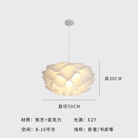 Lustre romantique nordique pour mariage floral | Marco Lucetti 50 cm