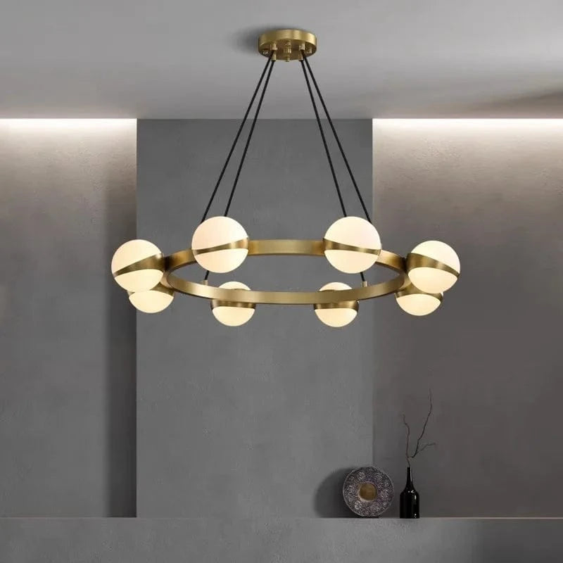 Lustre rond design LED moderne - Éclairage exclusif | Marco Lucetti