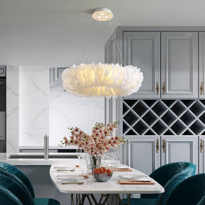 Lustre rond design LED Pluma Glow | Marco Lucetti