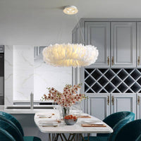 Lustre rond design LED Pluma Glow | Marco Lucetti