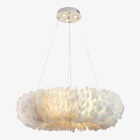 Lustre rond design LED Pluma Glow | Marco Lucetti