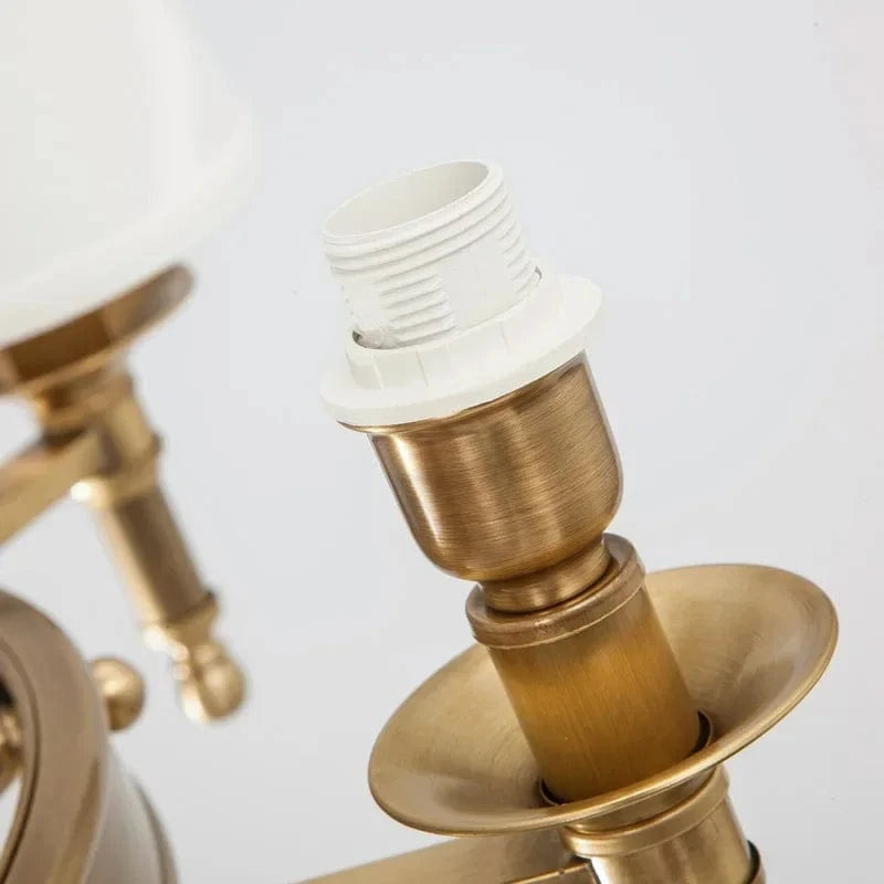 Lustre rond en cuivre pour chambre à coucher - Édition Complète | Marco Lucetti