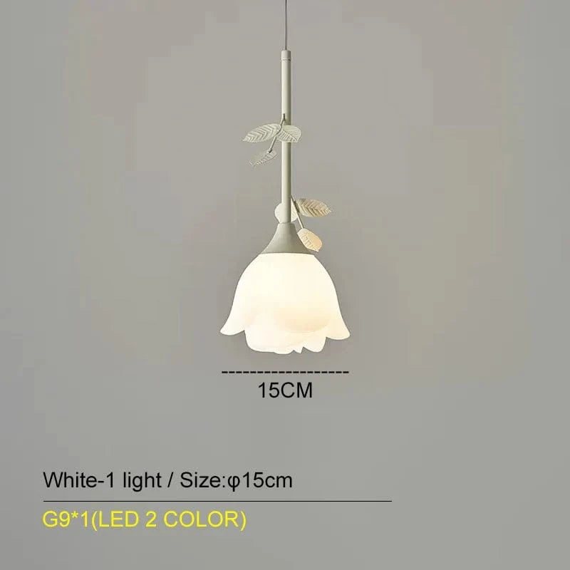 Lustre Rose de Botimi | Marco Lucetti Blanc-1-led 2 couleurs