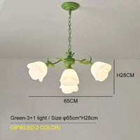 Lustre Rose de Botimi | Marco Lucetti Vert-4-led 2 couleurs