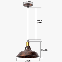 Lustre Rouille Métal Restauré pour Plafond de Maison | Marco Lucetti
