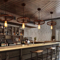 Lustre Rouille Métal Restauré pour Plafond de Maison | Marco Lucetti