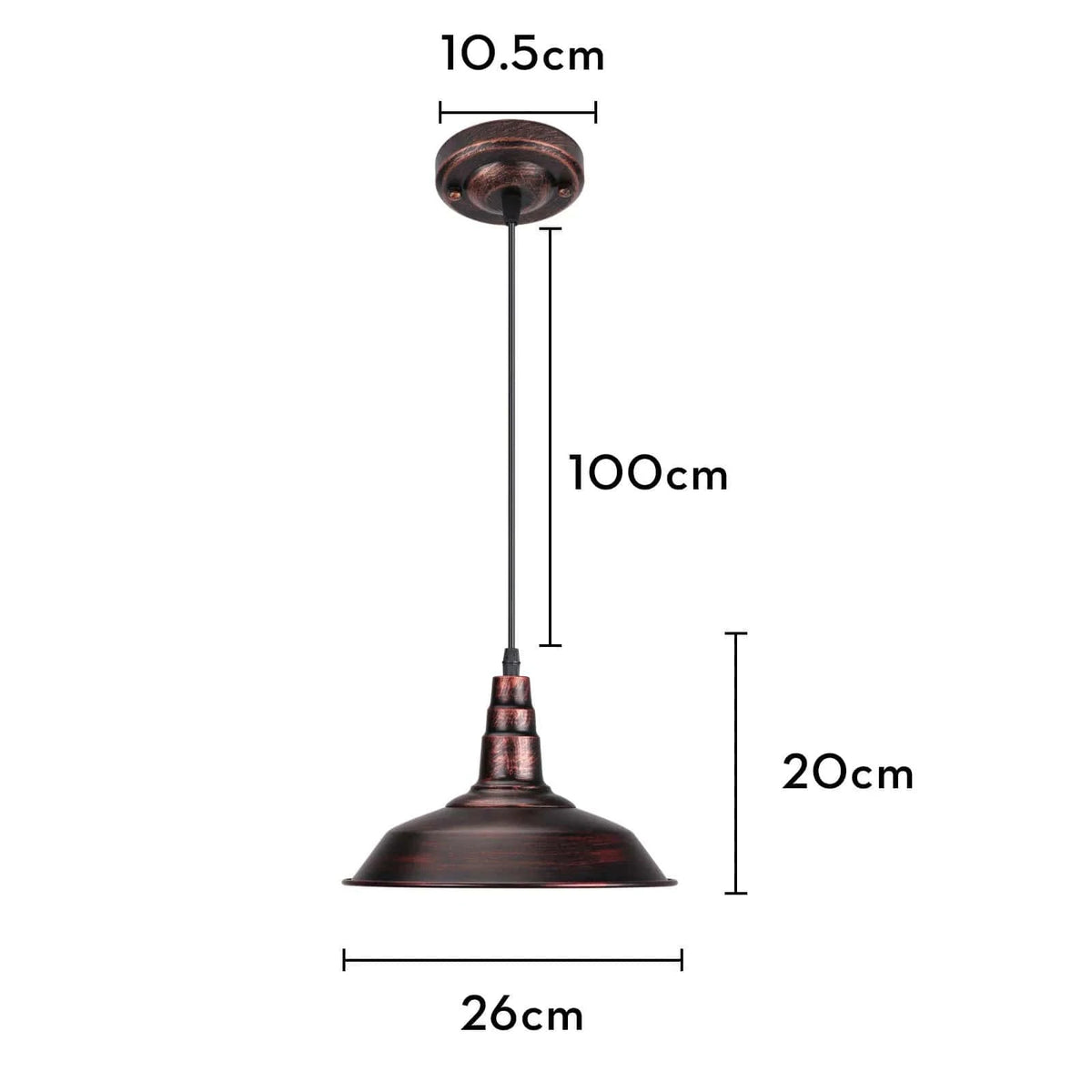 Lustre Rouille Métal Restauré pour Plafond de Maison | Marco Lucetti Modèle 15