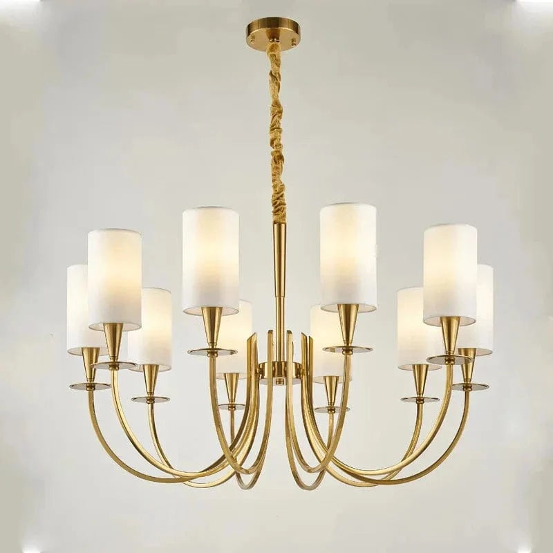 Lustre Rustique Nord-Américain en Cuivre | Marco Lucetti