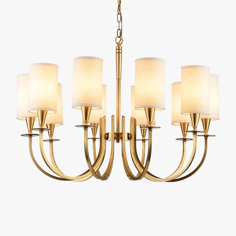 Lustre Rustique Nord-Américain en Cuivre | Marco Lucetti