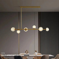 Lustre Salle à Manger Moderne - Décoration Intelligente en Verre pour un Salon Moderne - Luminaires Intérieurs LED | Marco Lucetti