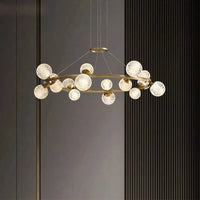 Lustre Salle à Manger Moderne - Décoration Intelligente en Verre pour un Salon Moderne - Luminaires Intérieurs LED | Marco Lucetti