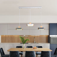 Lustre scandinave Ainhara LED & bois | Marco Lucetti