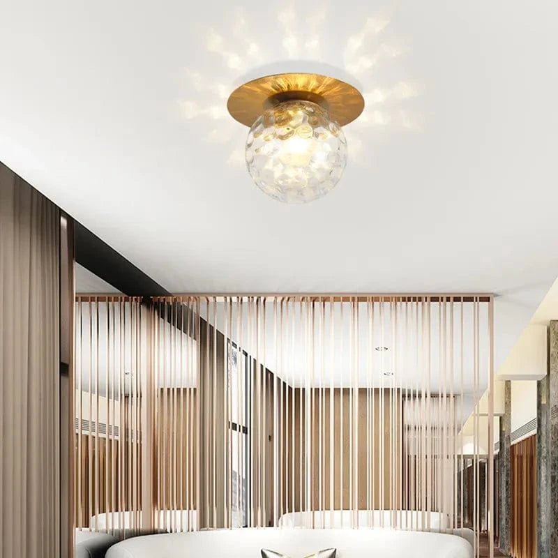 Lustre Sphérique en Verre Moderne | Marco Lucetti