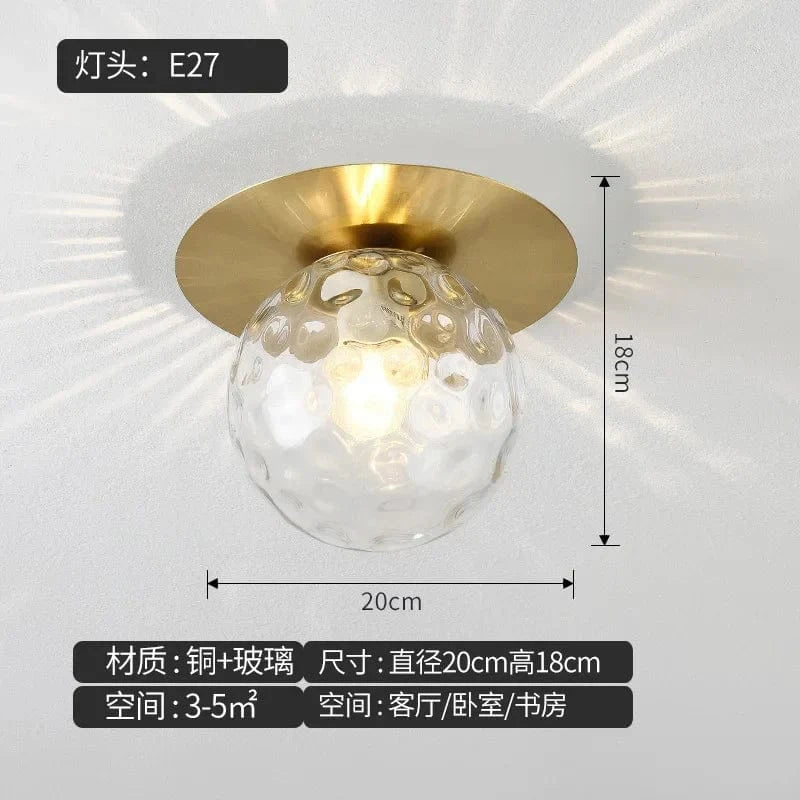 Lustre Sphérique en Verre Moderne | Marco Lucetti F